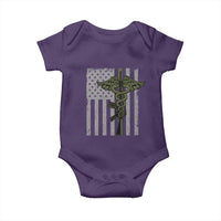 Combat Medic Soldier Baby Onesie Caduceus Vintage American Flag - Wonder Print Shop