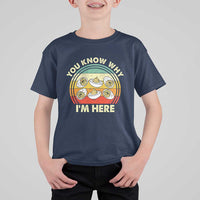 Funny Thanksgiving Deviled Eggs T Shirt For Kid You Know Why I Am Here Easter Day - Wonder Print Shop