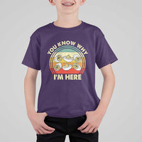 Funny Thanksgiving Deviled Eggs T Shirt For Kid You Know Why I Am Here Easter Day - Wonder Print Shop