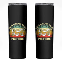 Funny Thanksgiving Deviled Eggs Skinny Tumbler You Know Why I Am Here Easter Day - Wonder Print Shop