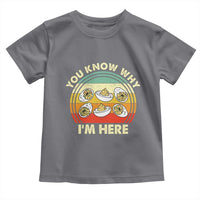 Funny Thanksgiving Deviled Eggs Toddler T Shirt You Know Why I Am Here Easter Day - Wonder Print Shop