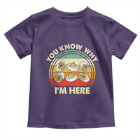 Funny Thanksgiving Deviled Eggs Toddler T Shirt You Know Why I Am Here Easter Day - Wonder Print Shop