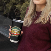 Funny Thanksgiving Deviled Eggs Tumbler Cup You Know Why I Am Here Easter Day - Wonder Print Shop