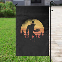 Bigfoot Pilgrim Turkey Pumpkin Thanksgiving Day Garden Flag - Wonder Print Shop