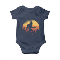 Bigfoot Pilgrim Turkey Pumpkin Thanksgiving Day Baby Onesie - Wonder Print Shop
