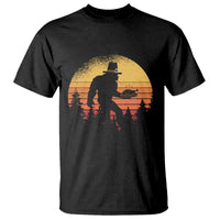 Bigfoot Pilgrim Turkey Pumpkin Thanksgiving Day T Shirt - Wonder Print Shop