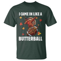 Funny I Came In Like A Butterball T Shirt Thanksgiving Dabbing Turkey - Wonder Print Shop