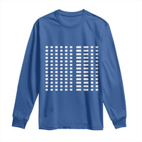 Six Seven 67 Morse Code Long Sleeve Shirt Subtle Secret Gen Alpha Meme - Wonder Print Shop