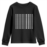 Six Seven 67 Morse Code Youth Sweatshirt Subtle Secret Gen Alpha Meme - Wonder Print Shop