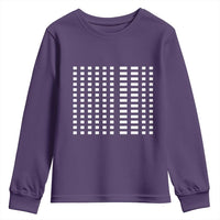 Six Seven 67 Morse Code Youth Sweatshirt Subtle Secret Gen Alpha Meme - Wonder Print Shop
