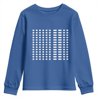 Six Seven 67 Morse Code Youth Sweatshirt Subtle Secret Gen Alpha Meme - Wonder Print Shop