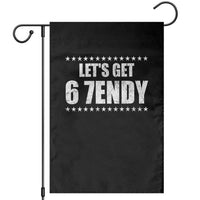 Lets Get Sendy 67 Six Seven Meme Alpha Slang Star Garden Flag - Wonder Print Shop