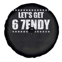 Lets Get Sendy 67 Six Seven Meme Alpha Slang Star Spare Tire Cover - Wonder Print Shop