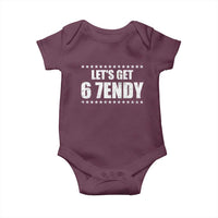 Lets Get Sendy 67 Six Seven Meme Alpha Slang Star Baby Onesie - Wonder Print Shop