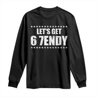 Lets Get Sendy 67 Six Seven Meme Alpha Slang Star Long Sleeve Shirt - Wonder Print Shop