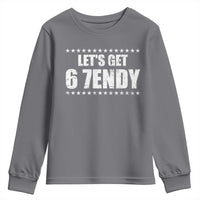 Lets Get Sendy 67 Six Seven Meme Alpha Slang Star Youth Sweatshirt - Wonder Print Shop