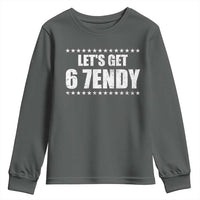 Lets Get Sendy 67 Six Seven Meme Alpha Slang Star Youth Sweatshirt - Wonder Print Shop