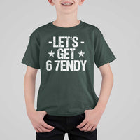 Lets Get Sendy 67 Six Seven Meme Alpha Slang T Shirt For Kid - Wonder Print Shop
