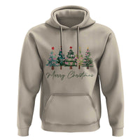 Merry Christmas Coquette Xmas Tree Hoodie Cute Pink Bow