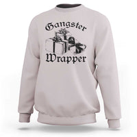 Funny Christmas Sweatshirt Gangster Wrapper Vintage Presents Gift - Wonder Print Shop