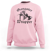 Funny Christmas Sweatshirt Gangster Wrapper Vintage Presents Gift - Wonder Print Shop