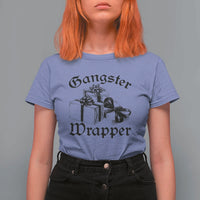 Funny Christmas T Shirt For Women Gangster Wrapper Vintage Presents Gift - Wonder Print Shop