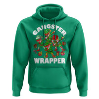 Funny Gangster Wrapper Hoodie Christmas Gangsta Elf Crew Presents