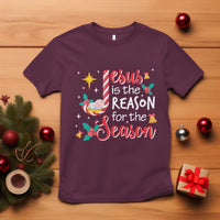 Jesus Is The Reason For The Season T Shirt Christmas Jolly Bell - Wonder Print Shop