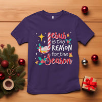 Jesus Is The Reason For The Season T Shirt Christmas Jolly Bell - Wonder Print Shop
