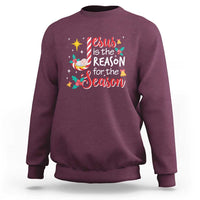 Jesus Is The Reason For The Season Sweatshirt Christmas Jolly Bell - Wonder Print Shop
