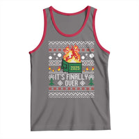 Funny Christmas Lil Dumpster Fire Tank Top It Is Finally Over 2025 - Wonder Print Shop