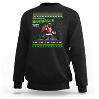 Funny Christmas Santa Godzilla Sweatshirt You Better Watch Out Santazilla Is Coming To Town - Wonder Print Shop