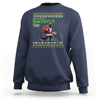 Funny Christmas Santa Godzilla Sweatshirt You Better Watch Out Santazilla Is Coming To Town - Wonder Print Shop