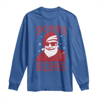 Funny Christmas Santa Long Sleeve Shirt Skibidi Rizzmas Vintage Charisma Rizz Santa Claus