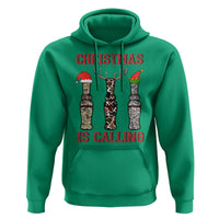 Funny Christmas Hunting Hoodie Christmas Is Calling Camouflage Hunting Whistle