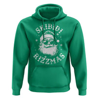 Funny Skibidi Rizzmas Christmas Hoodie Vintage Sigmas Charisma Rizz Cool Santa