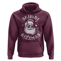 Funny Skibidi Rizzmas Christmas Hoodie Vintage Sigmas Charisma Rizz Cool Santa