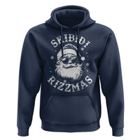 Funny Skibidi Rizzmas Christmas Hoodie Vintage Sigmas Charisma Rizz Cool Santa