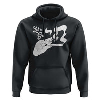 Funny Hebrew Hoodie Let's Get Chai Jewish Vintage Cigarette