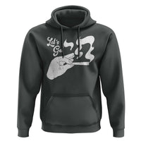 Funny Hebrew Hoodie Let's Get Chai Jewish Vintage Cigarette