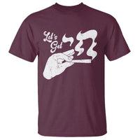 Funny Hebrew T Shirt Let's Get Chai Jewish Vintage Cigarette - Wonder Print Shop