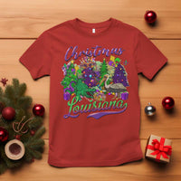 Christmas Cajun Louisiana Saint Symbol Alligator Pelican Xmas Tree T Shirt - Wonder Print Shop