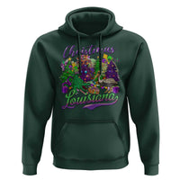 Christmas Cajun Louisiana Saint Symbol Alligator Pelican Xmas Tree Hoodie