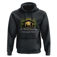 Christmas December Birthday Hoodie All The Cool People Are Born In December Christian Xmas - Wonder Print Shop