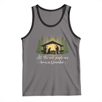 Christmas December Birthday Tank Top All The Cool People Are Born In December Christian Xmas - Wonder Print Shop
