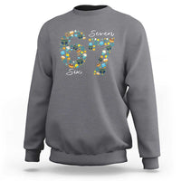 Funny Hanukkah 67 Sweatshirt Six Seven Meme Chanukah Dreidel Gelt Star Of David - Wonder Print Shop