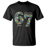 Funny Hanukkah 67 T Shirt Six Seven Meme Chanukah Dreidel Gelt Star Of David - Wonder Print Shop