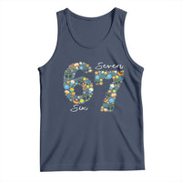 Funny Hanukkah 67 Tank Top Six Seven Meme Chanukah Dreidel Gelt Star Of David - Wonder Print Shop