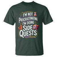 Funny I Am Not Procrastinating I Am Doing Side Quests T Shirt Fantasy RPG Gamer - Wonder Print Shop