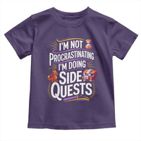 Funny I Am Not Procrastinating I Am Doing Side Quests Toddler T Shirt Fantasy RPG Gamer - Wonder Print Shop